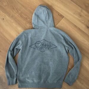 O'Neill Men's Heather Gray Surf Medium Soft Medium weight Hoodie